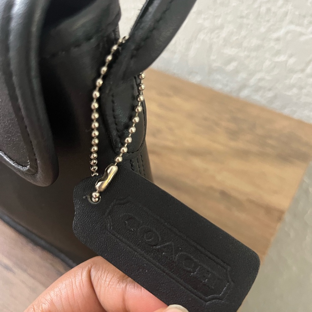 Coach Black Leather Crossbody Bag - Picture 2 of 8